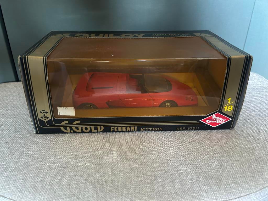 Guiloy Gold Metal Die-Cast Modelauto 1/18 - Ferrari Mythos, Ophalen of Verzenden, Nieuw, Auto, Overige merken