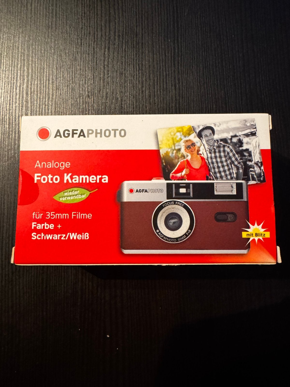 AGFAPHOTO Analoge Fotocamera 35mm met flits, Ophalen of Verzenden, Nieuw, Compact, Overige Merken