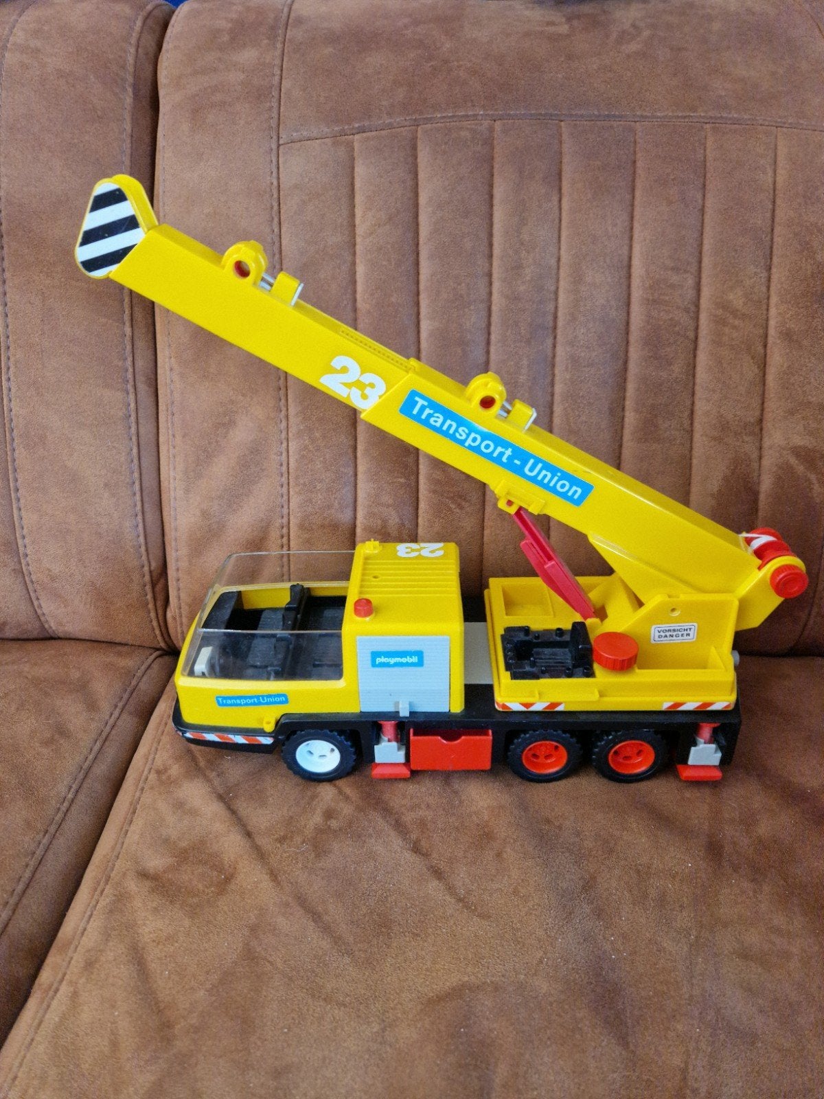 Playmobil Transport-Union Kraanwagen - Geel, Ophalen of Verzenden, Gebruikt