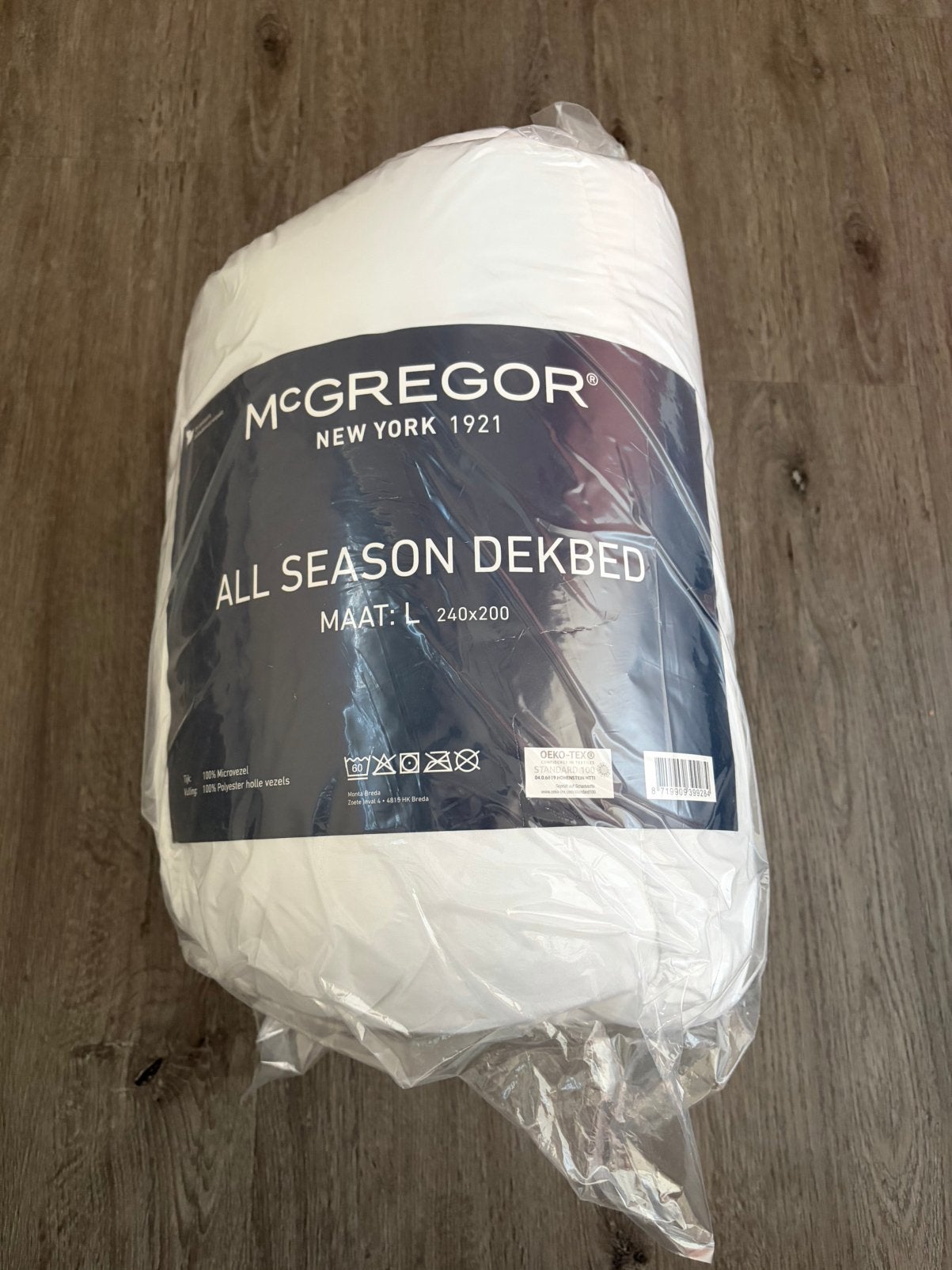 Nieuw! McGregor all season dekbed 240x200, Wit, Nieuw, Ophalen of Verzenden, Deken of Dekbed