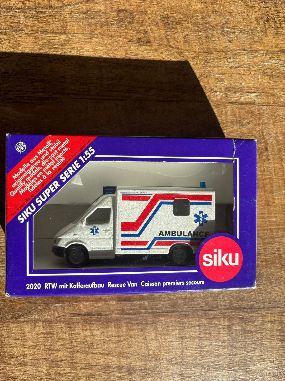 Siku Super Serie 1:55 Ambulance (2020 RTW) Nieuw, Ophalen of Verzenden, Nieuw, Overige typen