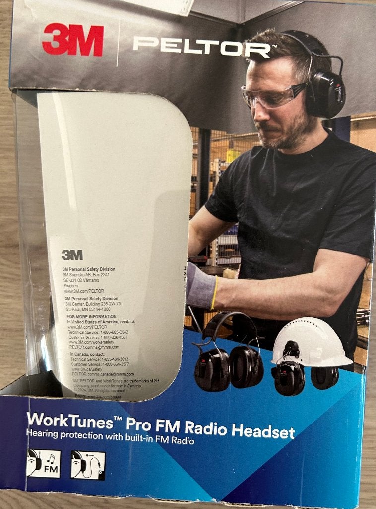 Nieuw in doos Peltor 3M work tunes Headset oorbeschermer, Doe-het-zelf en Verbouw, Verzenden, Bluetooth, Nieuw