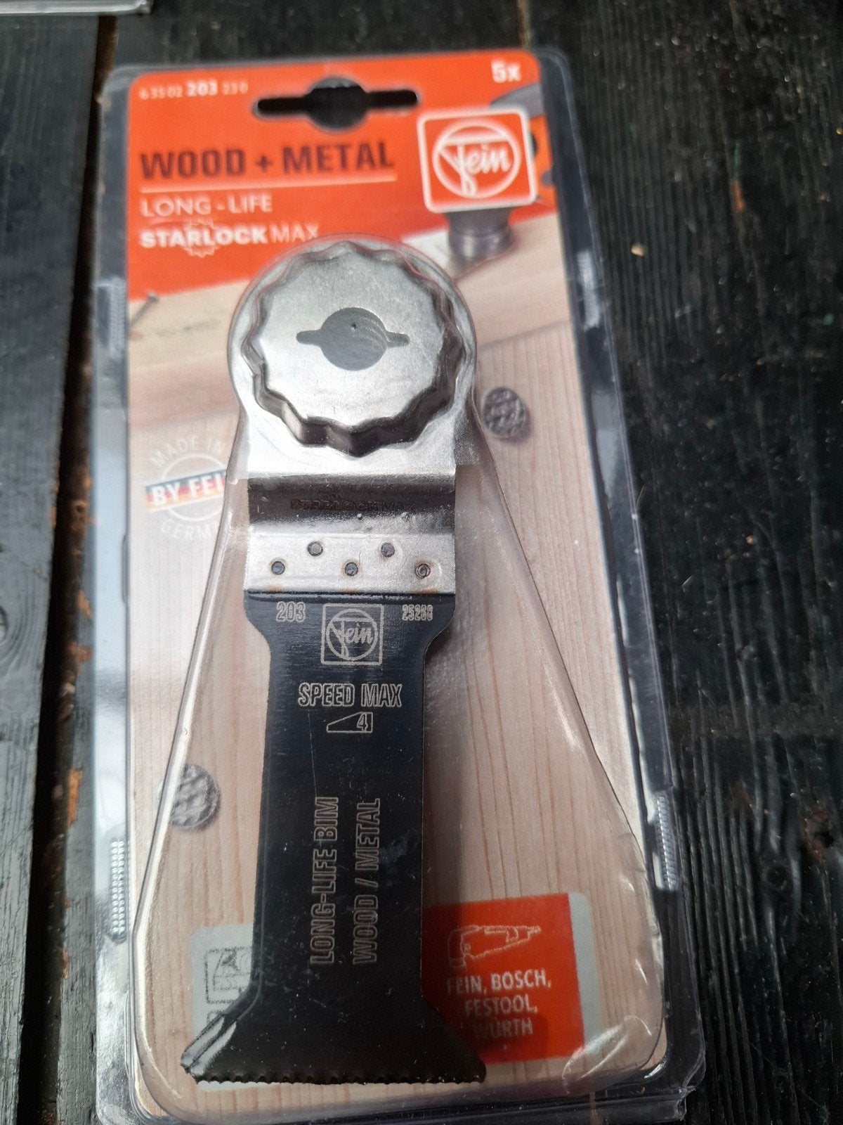 Fein Starlock max zaagblad voor hout en metaal, Ophalen of Verzenden, Nieuw
