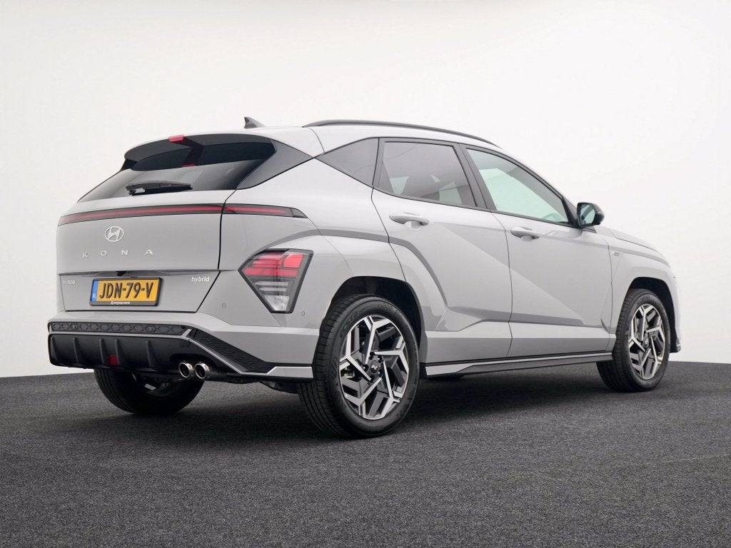 Hyundai KONA 1.6 GDI HEV N Line | Elek. stoelen | Stoelverwa, Dealer onderhouden, Gebruikt, Verwarmde buitenspiegels, 1110 kg