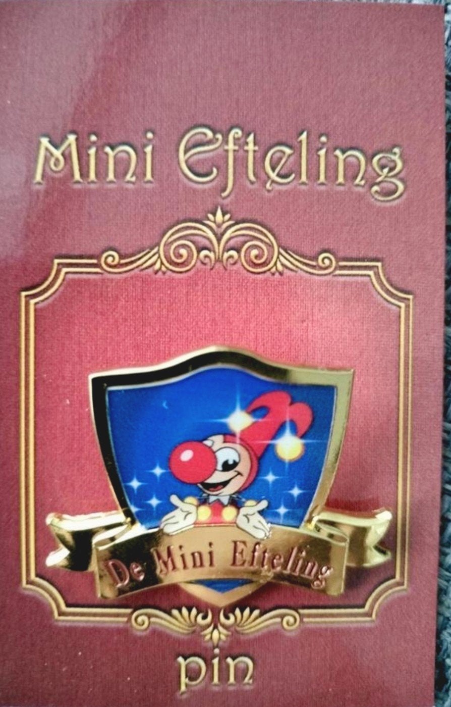 Mini Efteling pin: Jokie, Verzamelen, Efteling, Verzenden, Zo goed als nieuw, Button of Speldje