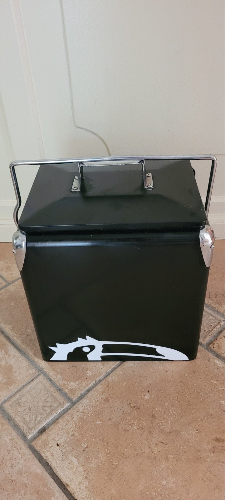 Senza Retro Koelbox met Koelelement - Zwart, Ophalen
