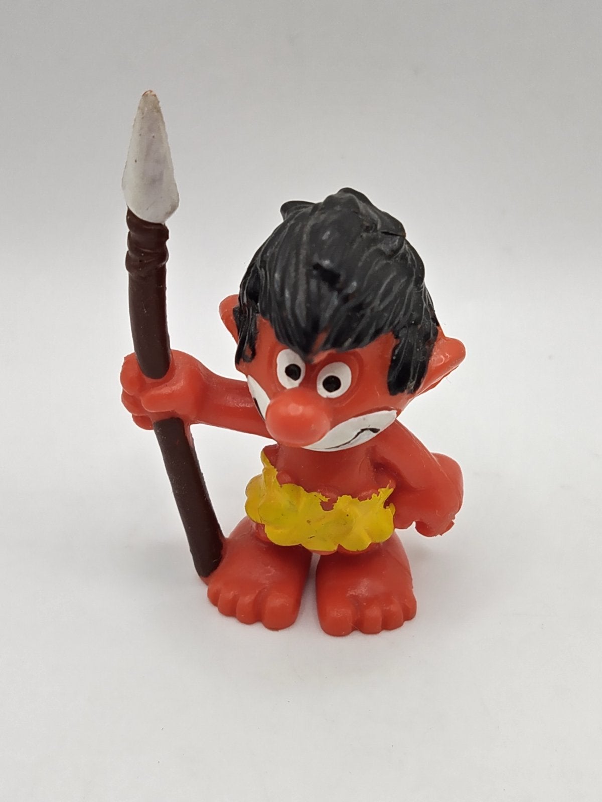 Wilde Smurf, vintage van Bullyland., Verzamelen, Smurfen, Ophalen of Verzenden