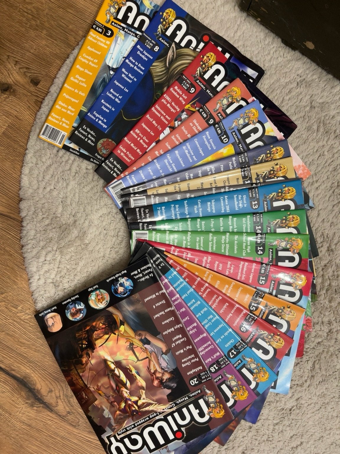 Aniway Anime Tijdschriften - Diverse Nummers, Boeken, Tijdschriften en Kranten, Gelezen, Muziek, Film of Tv, Ophalen