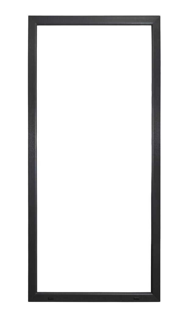 Kunststof Kozijn Vast  B100 H215cm Mat Zwart, Niet ingevuld, Kunststof, Raamkozijn, Niet ingevuld