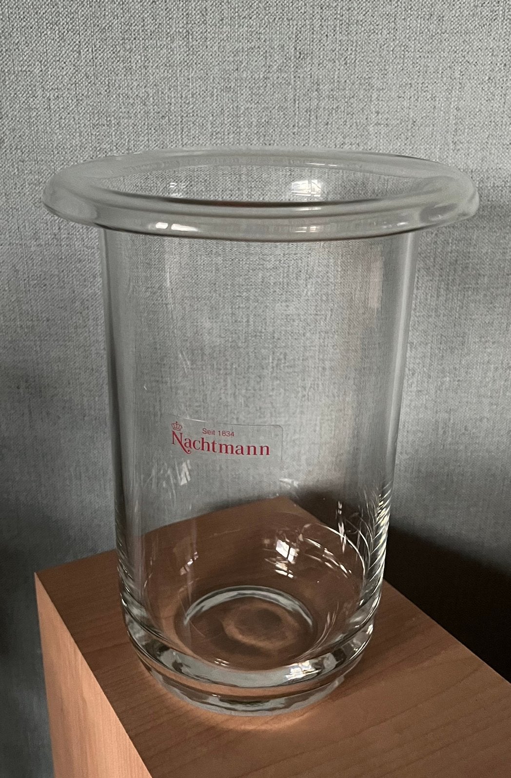 Glazen wijnkoeler., Glas, Ophalen of Verzenden, Zo goed als nieuw