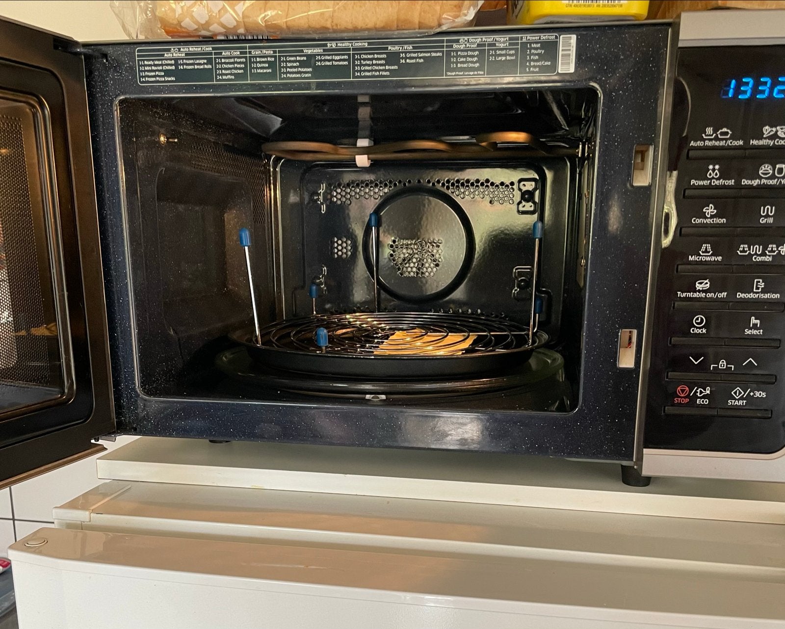 Samsung Smart Oven Combimagnetron - Zo goed als nieuw, Combimagnetron, Grill, Ophalen of Verzenden, Zo goed als nieuw