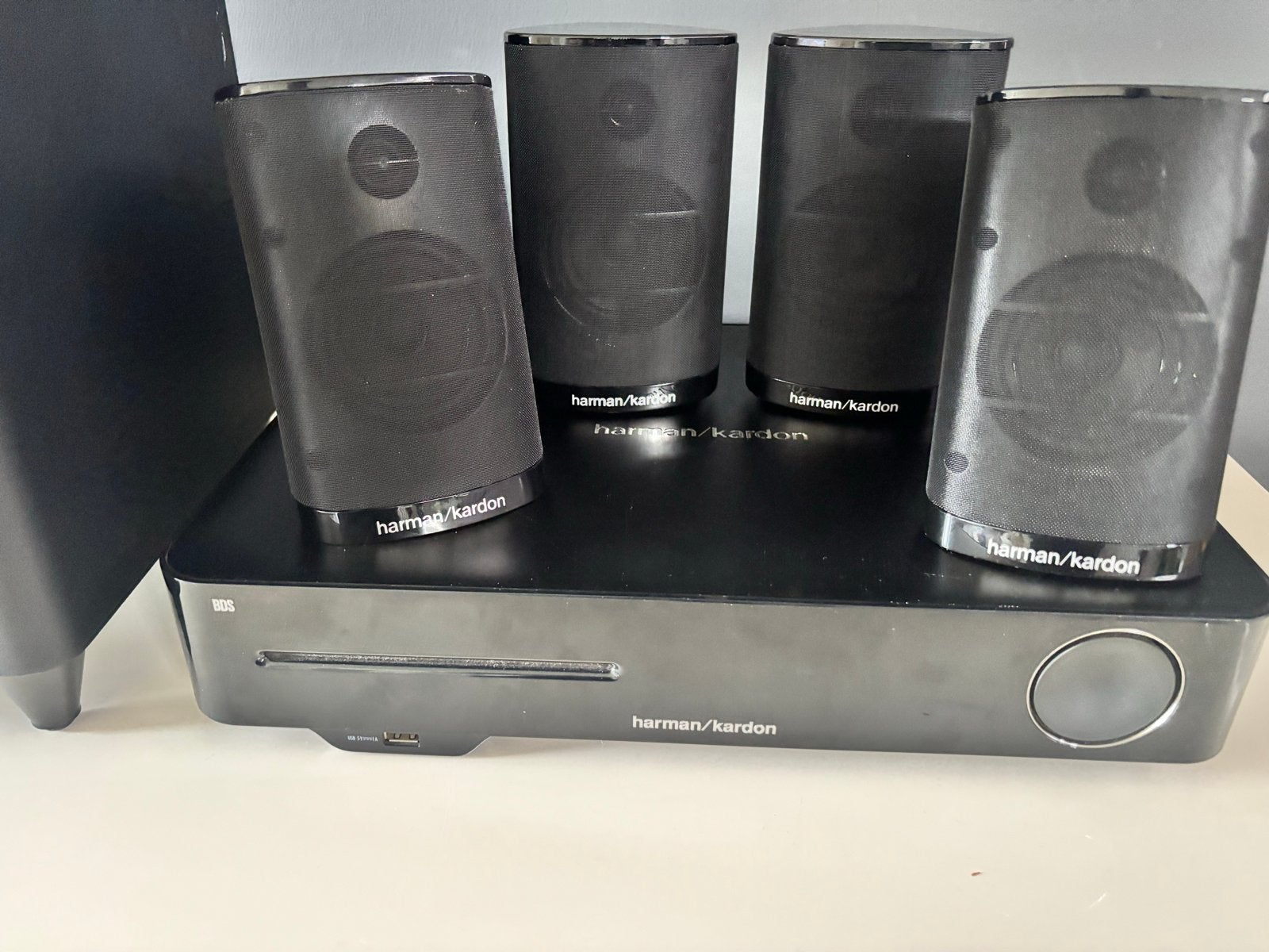 Harman Kardon BDS 535 5.1 Home Cinema Systeem met Bluetooth, Gebruikt, Blu-ray-speler, 70 watt of meer, 5.1-systeem