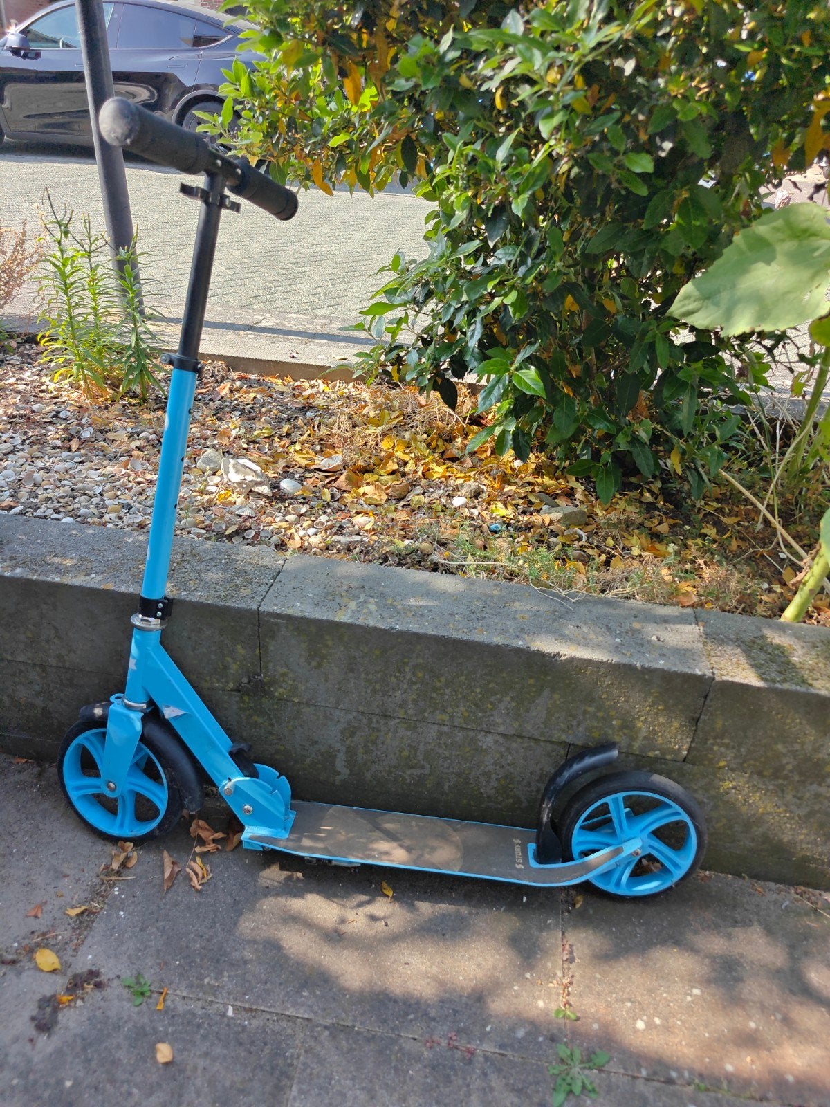 Blauwe Story step - Gebruikt maar functioneel, Ophalen, Gebruikt, Gewone step, Story