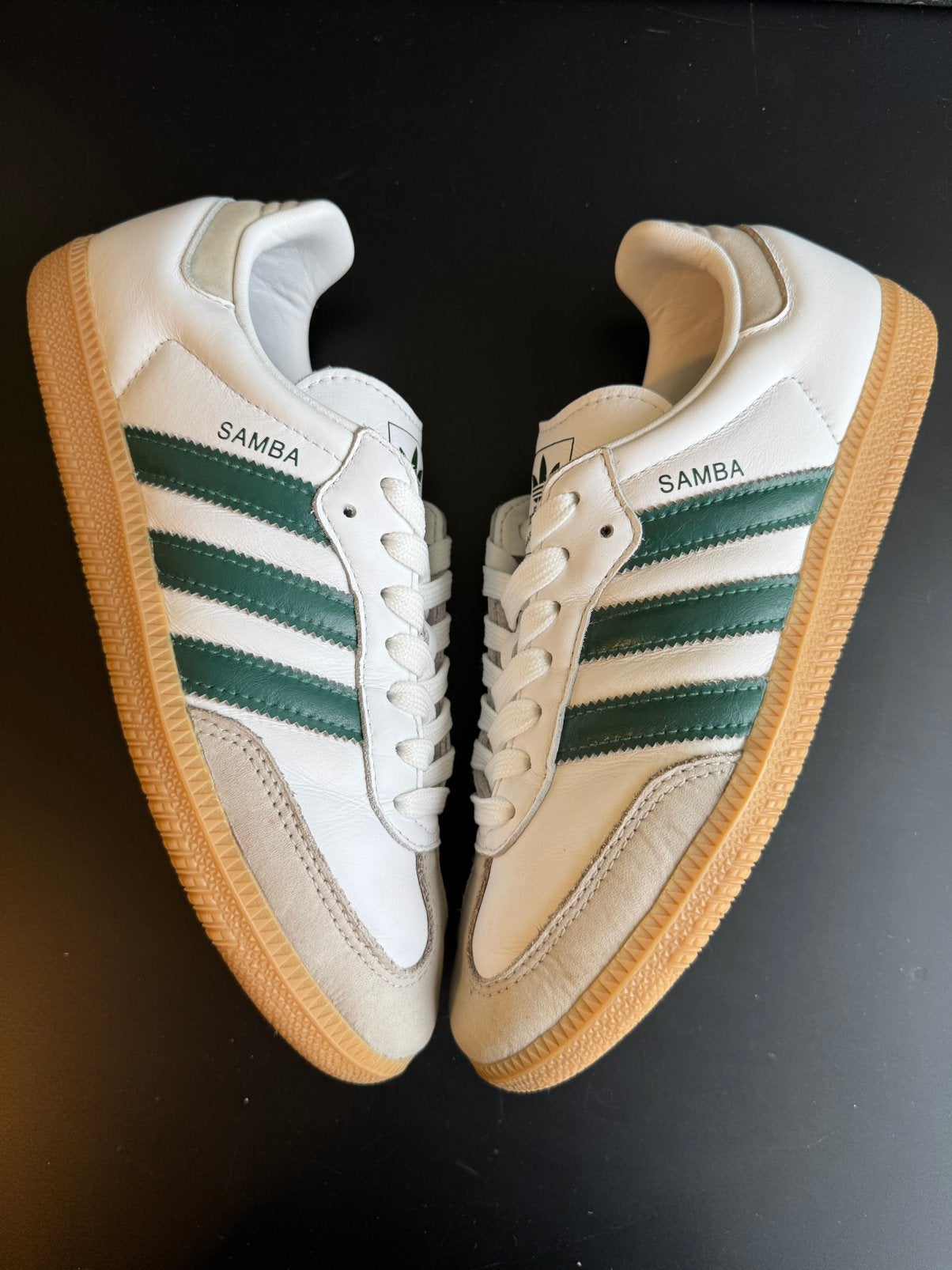 Adidas samba, echt leer maat 40, Wit, Ophalen of Verzenden, Sneakers of Gympen, Zo goed als nieuw
