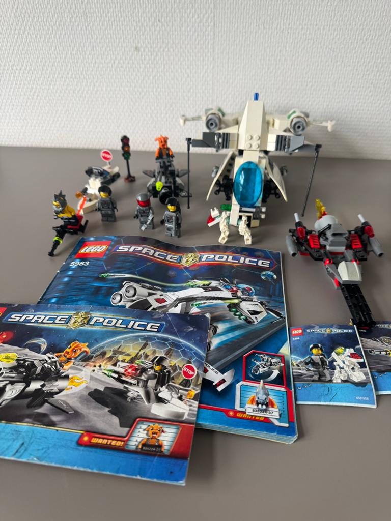 Lego Space Police, Gebruikt, Overige thema's, Verzenden, Lego