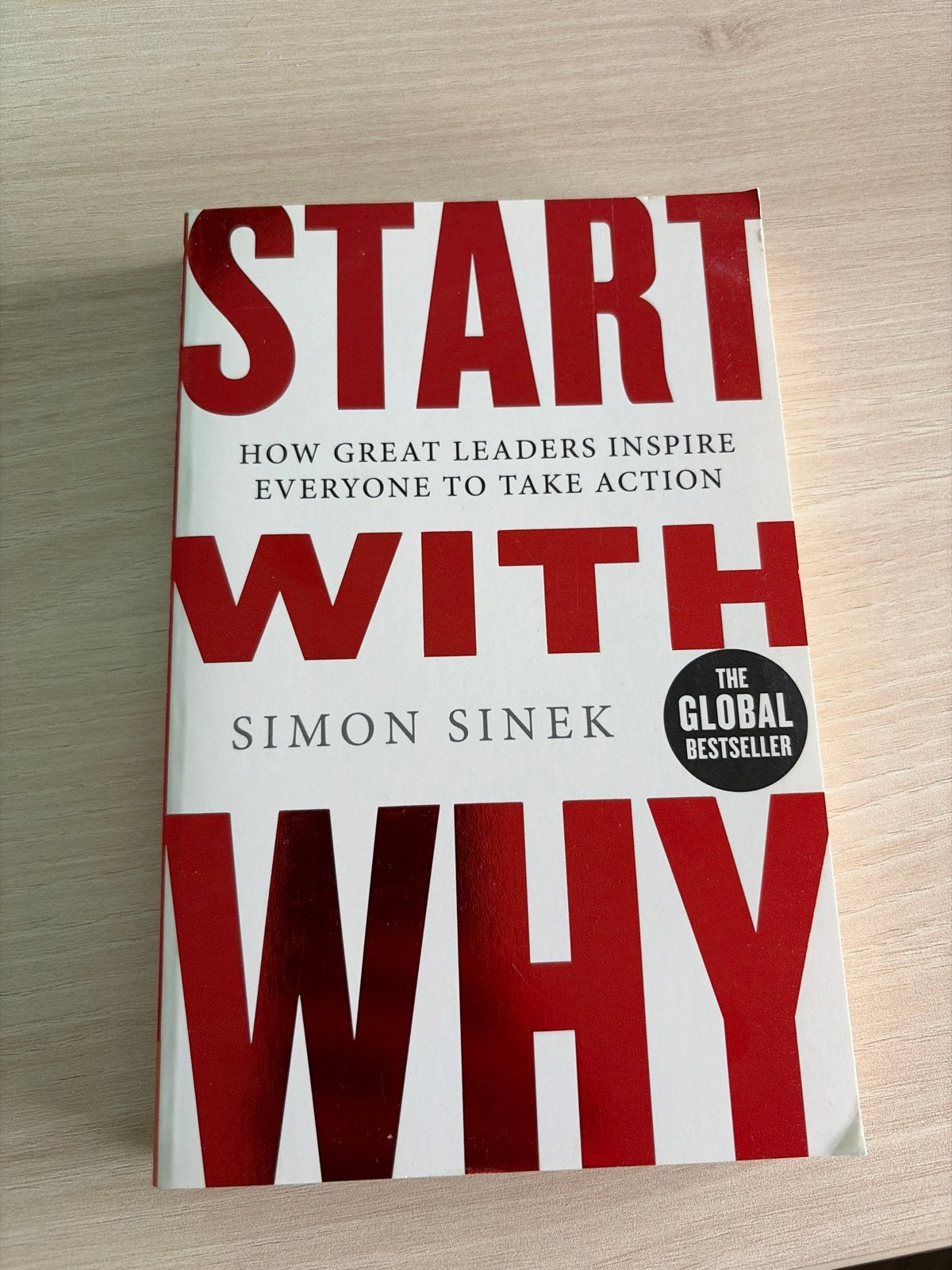 Start With Why - Simon Sinek (Engelstalig), Ophalen of Verzenden, Zo goed als nieuw