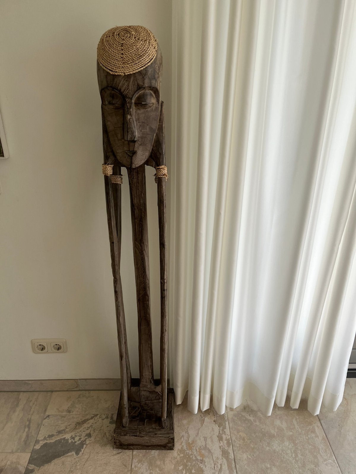 Decoratief Afrikaans beeld, Ophalen, Zo goed als nieuw, Mens