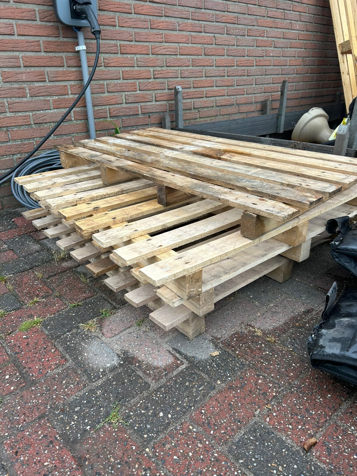 GRATIS pallets, Ophalen, Zo goed als nieuw, Pallet, Minder dan 200 cm