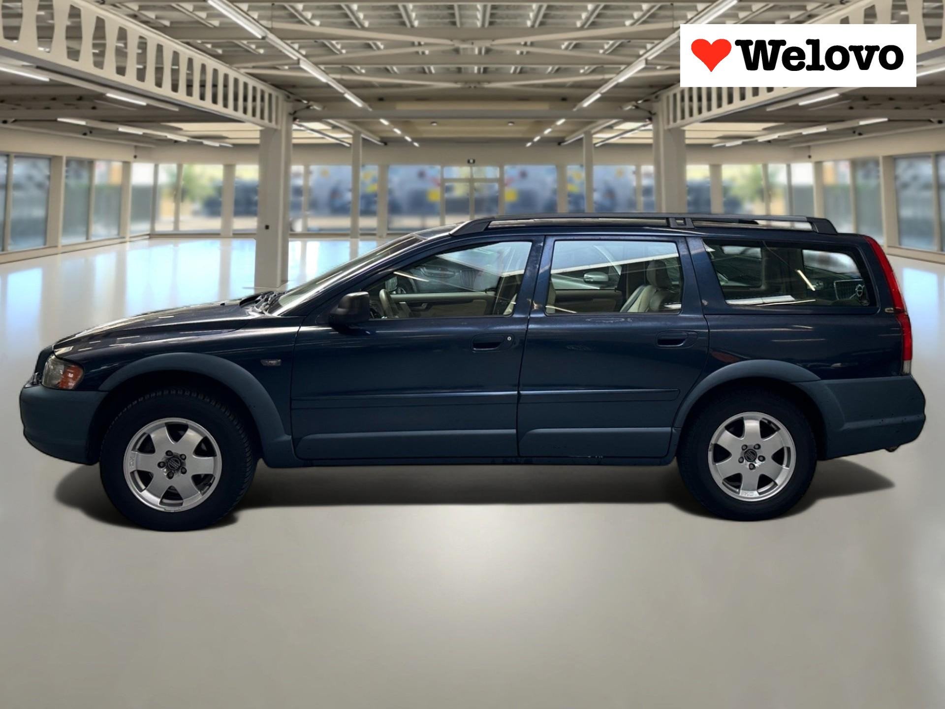 Volvo XC70 2.4 T Comfort Line Schuifdak, Koude airco, Leder., Auto's, Stof, Gebruikt, Beige, Blauw