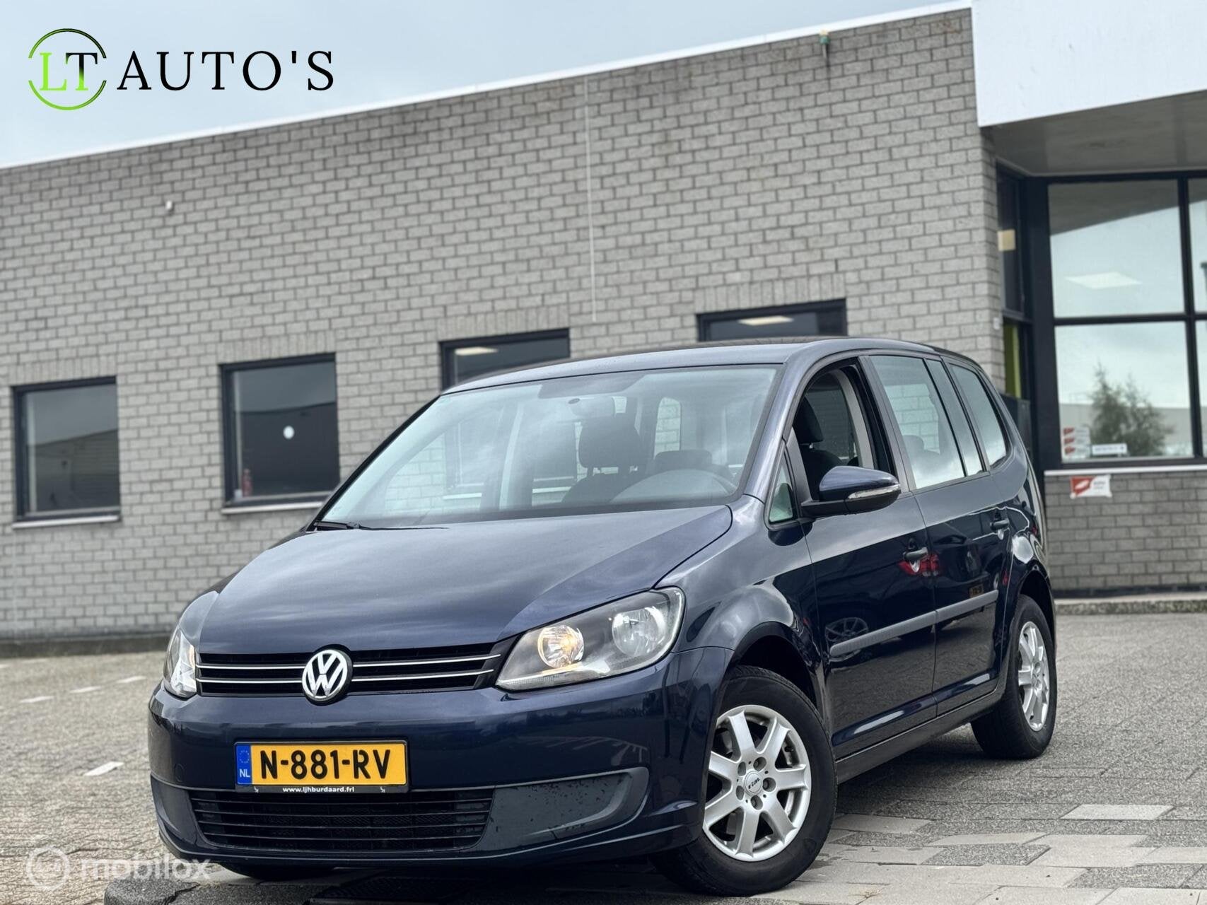 Volkswagen Touran 1.2 TSI Trendline BlueMotion|Airco APK, Auto's, Euro 5, 730 kg, 4 cilinders, Blauw