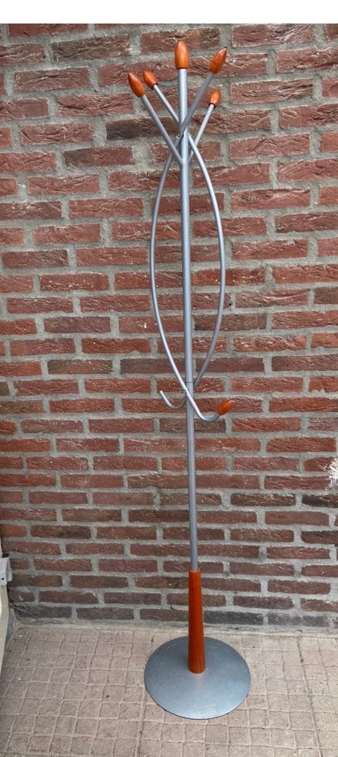 Staande kapstok, Gebruikt, Ophalen of Verzenden, Metaal, Staande kapstok