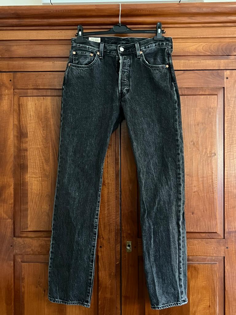 Levi’s 501 original jeans - W30 L32 - 1x gedragen, Ophalen of Verzenden, Zo goed als nieuw, Grijs, W32 (confectie 46) of kleiner