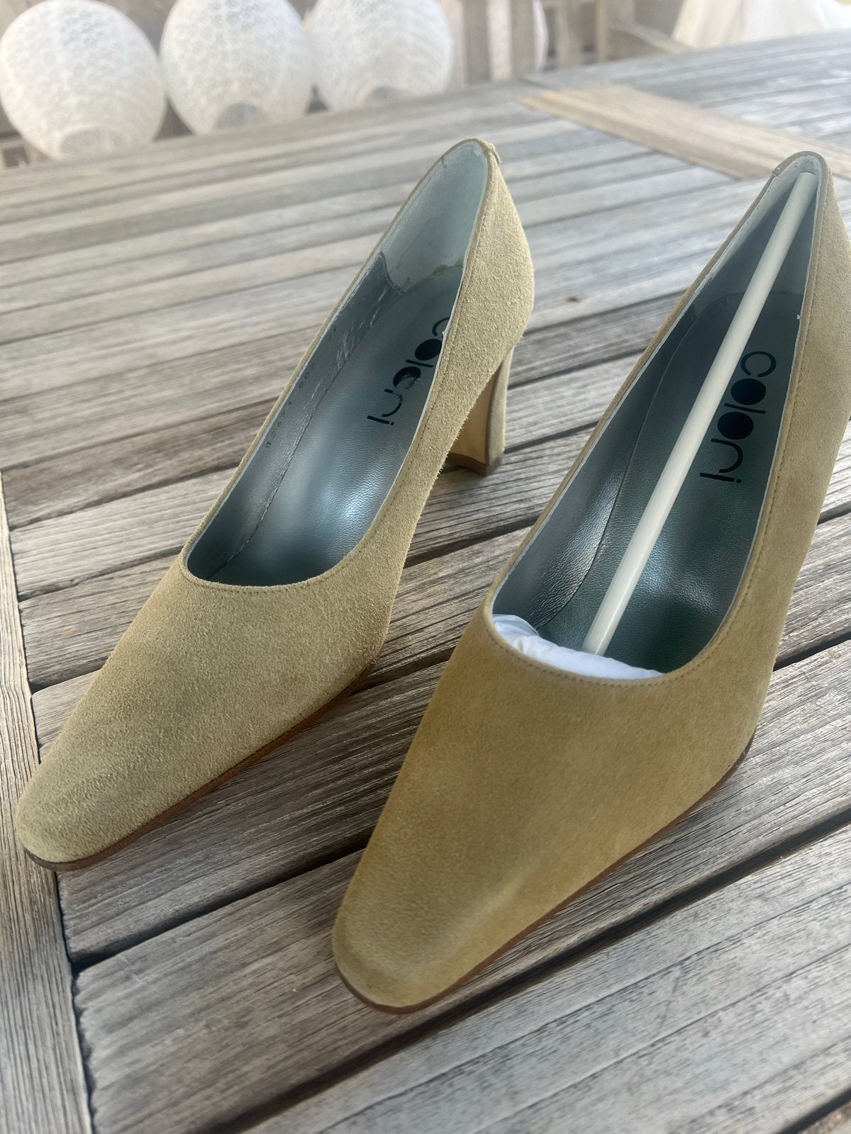 Colori Dali Olijfgroene Pumps - Maat 39, Ophalen of Verzenden, Nieuw, Groen, Pumps