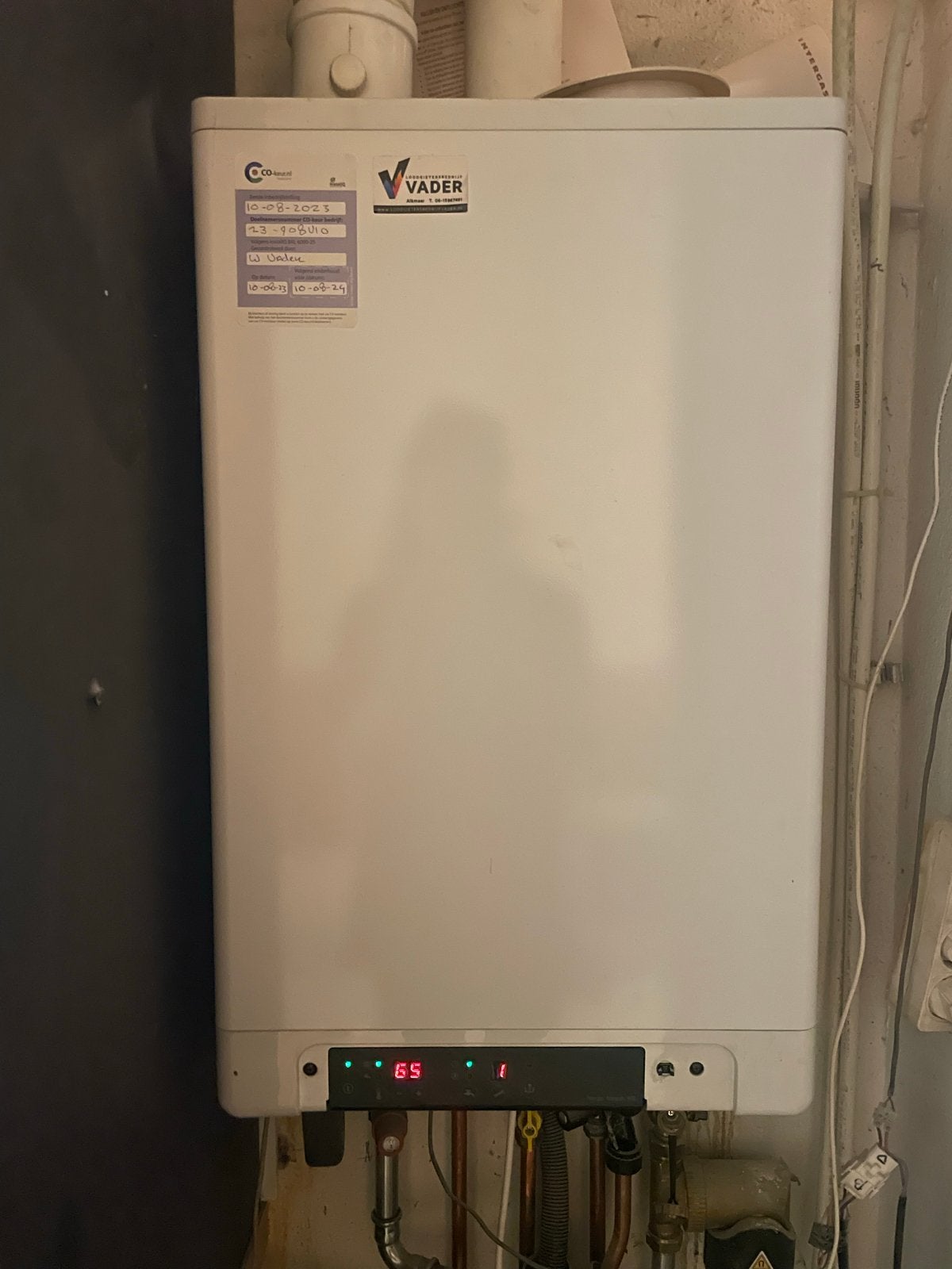 Intergas Kompakt HRE 36/30 A CV-ketel, Ophalen, Gebruikt, Hoog rendement (Hr), Cv-ketel of Combi-ketel