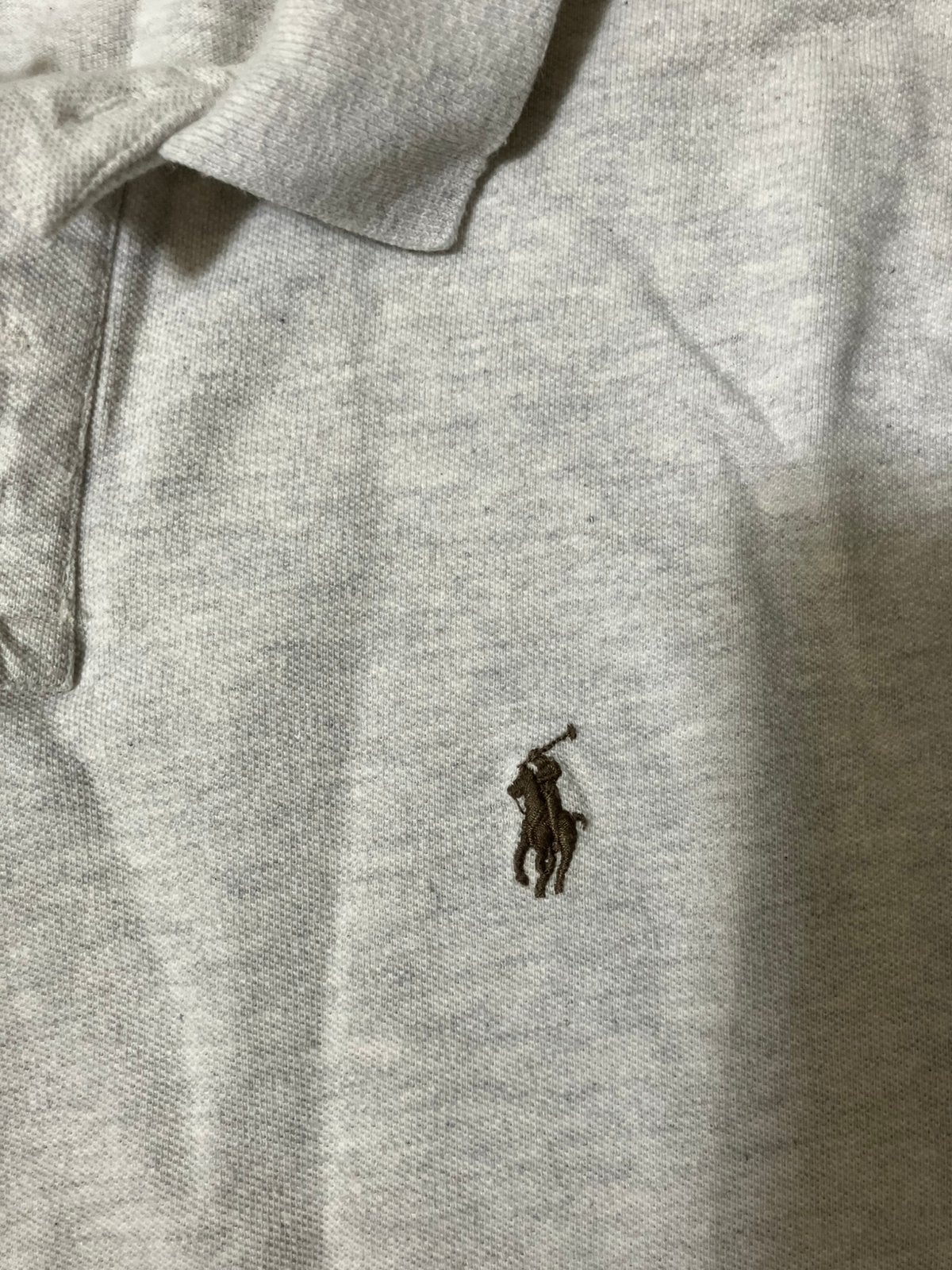 Ralph Lauren polo slim fit M, Kleding | Heren, Polo's, Verzenden, Zo goed als nieuw, Grijs