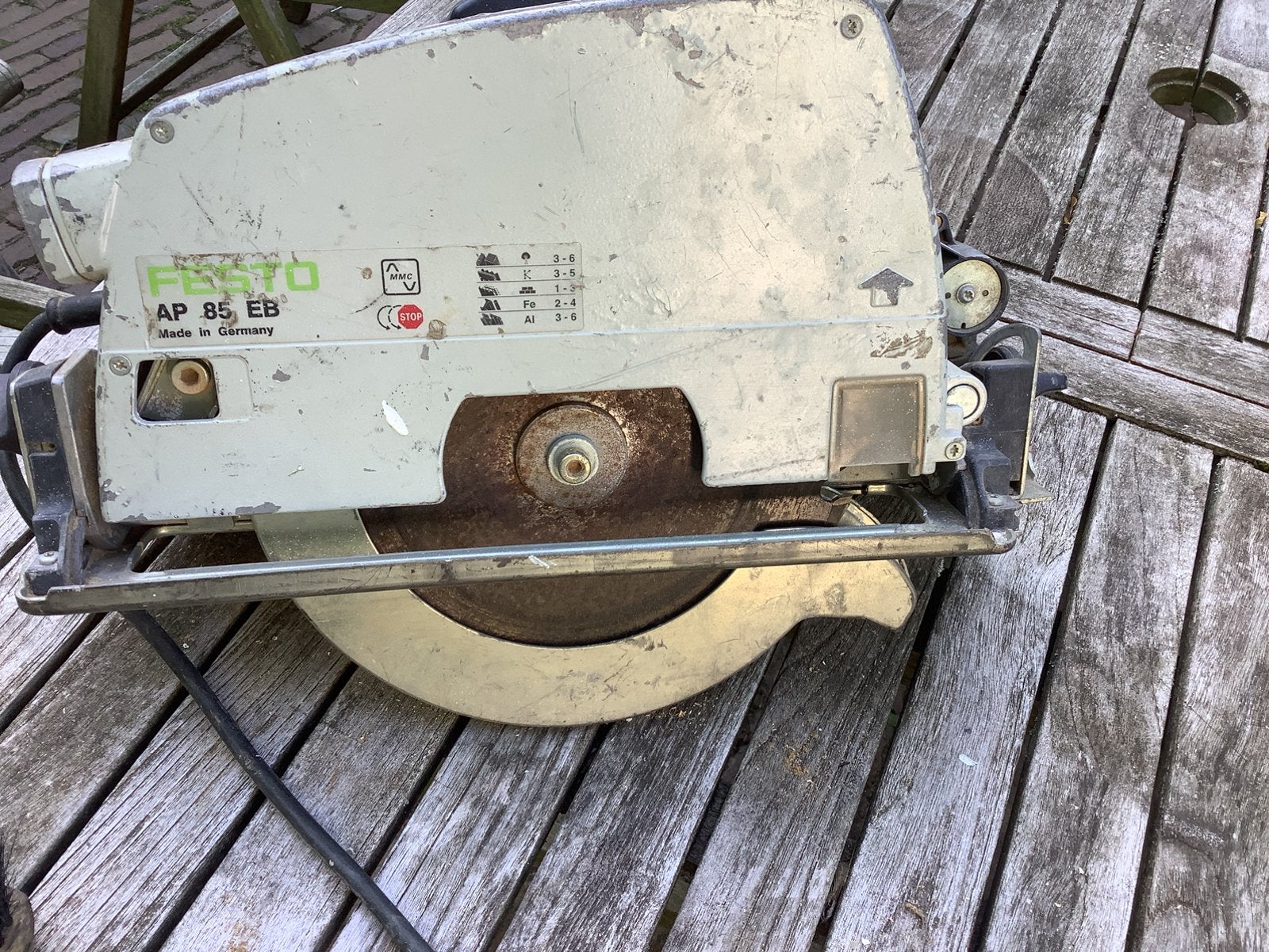 Festo handcircelzaag, Ophalen of Verzenden, Minder dan 600 watt, 30 tot 70 mm