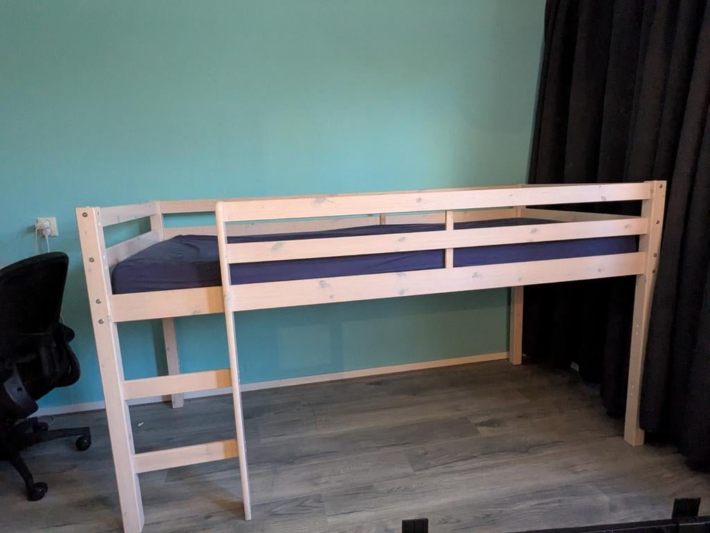Flexa halfhoogslaper, Huis en Inrichting, Gebruikt, 90 cm, Ophalen of Verzenden, 200 cm