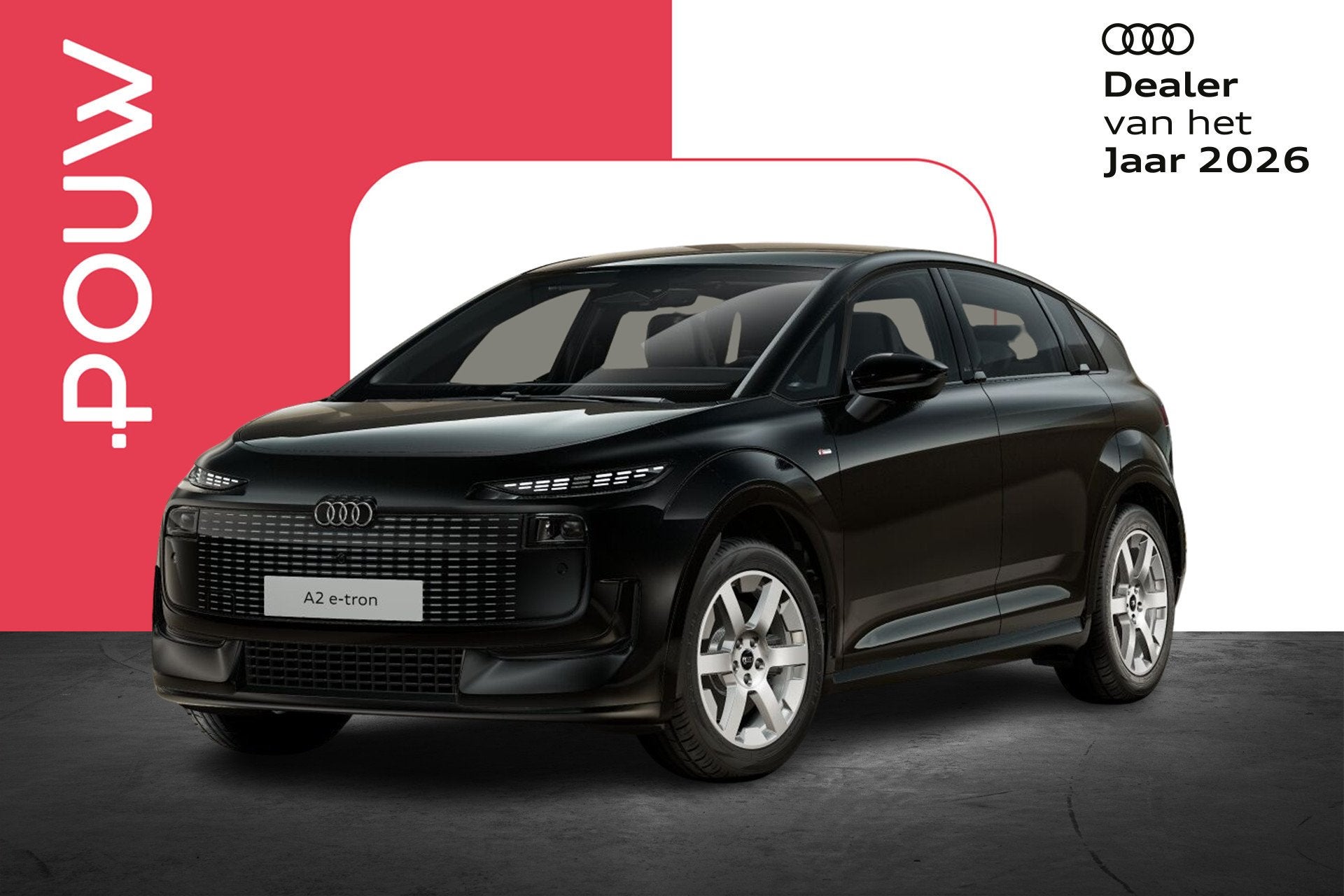 Audi A2 e-tron 170pk Launch Series 52 kWh | Climate Control, Auto's, Automaat, Zwart, Parkeersensor, Zwart