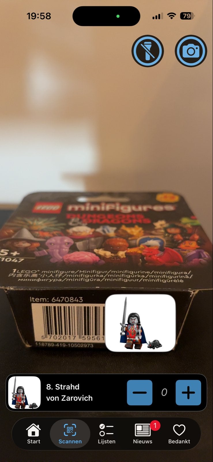 LEGO Minifiguren Dungeons & Dragons - Strahd von Zarovich, Ophalen of Verzenden, Nieuw, Overige merken