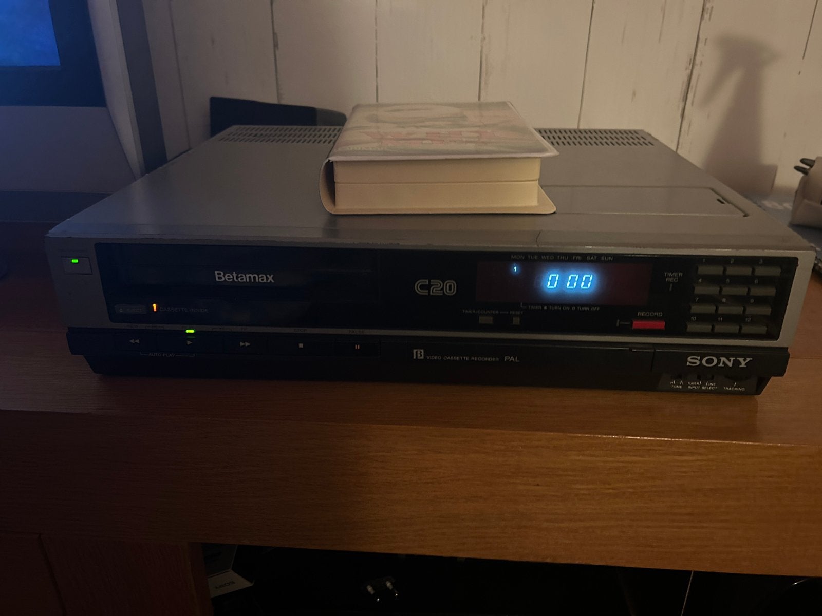 Sony Betamax C20 Videorecorder - Vintage en Werkend, Ophalen, Gebruikt, Betamax-speler of -recorder