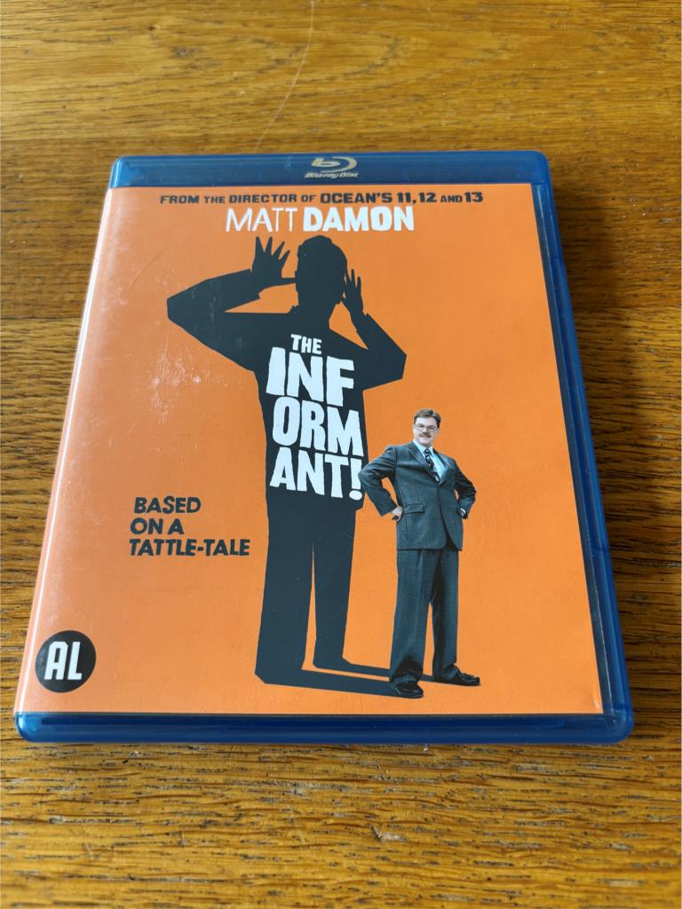 Blu-ray The Informant - Matt Damon - NL-Uitgave, Ophalen of Verzenden, Gebruikt, Humor en Cabaret