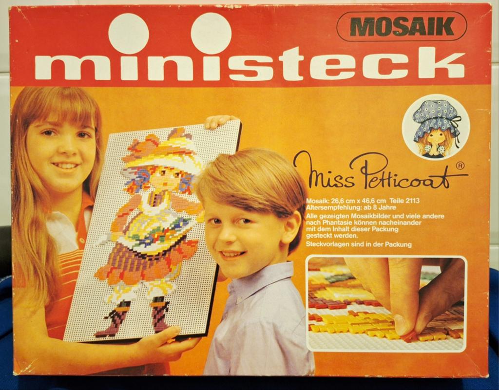Vintage Mosaik Ministeck Miss Petticoat Set (2113), Ophalen of Verzenden, Gebruikt, Box-set