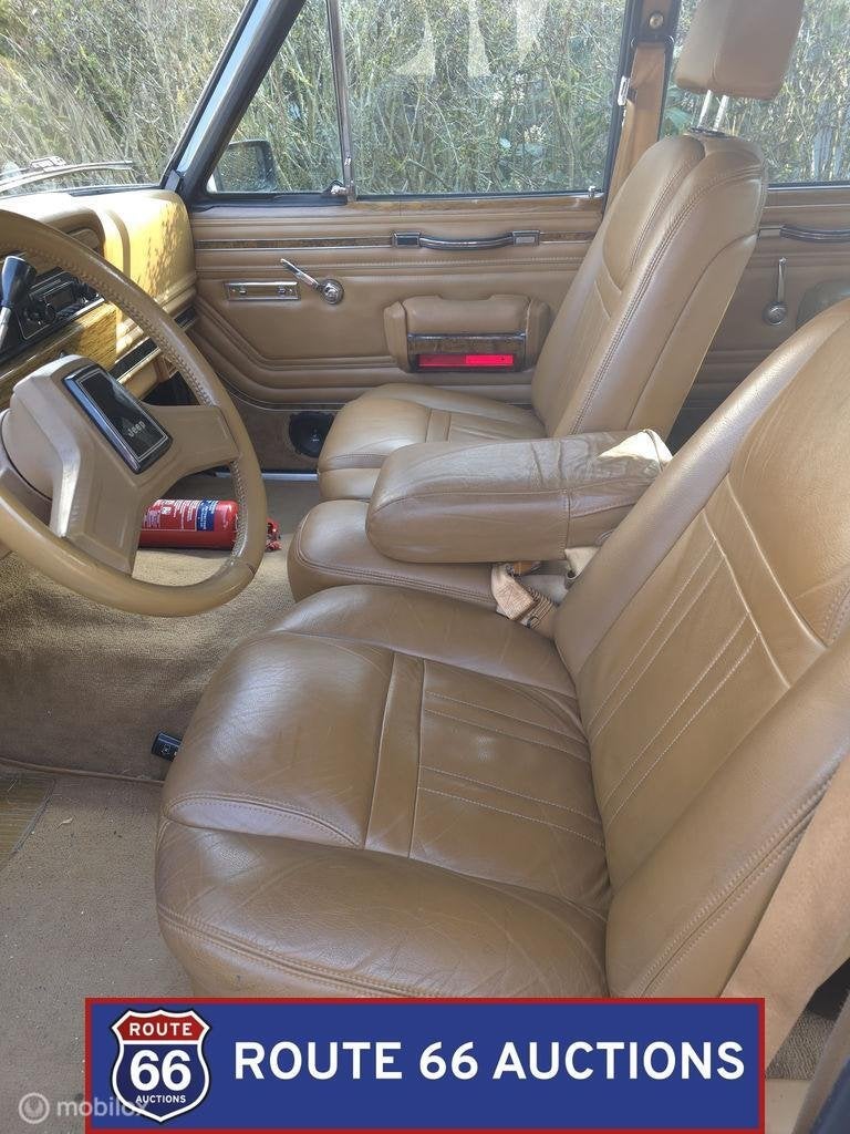 Jeep Grand Wagoneer | 1986 | Route 66 Auctions, Auto's, Jeep, Overige carrosserieën, Zwart, Bedrijf
