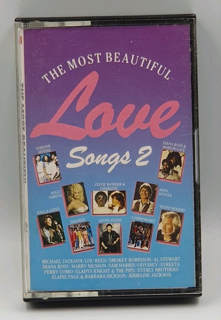 Te koop: The Most Beautiful Love Songs 2 Cassettebandje, Gebruikt, 1 bandje, Ophalen of Verzenden, Origineel
