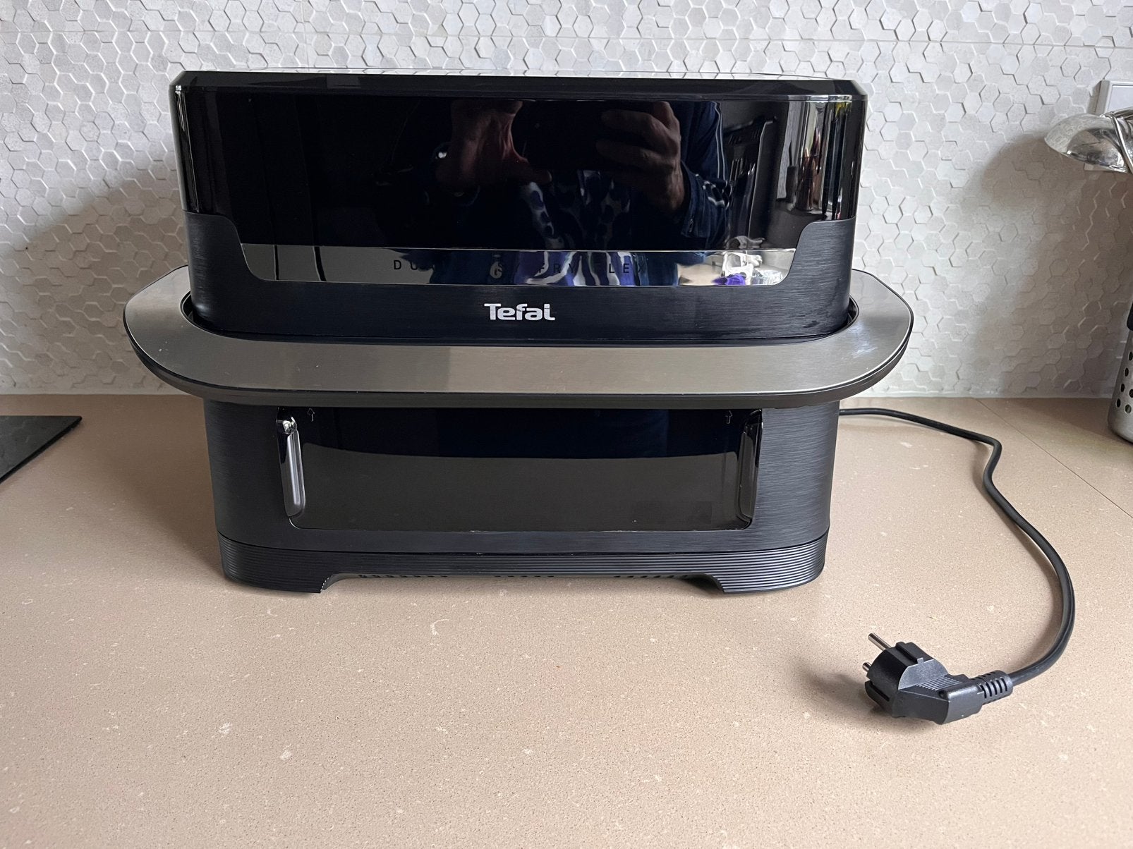 Tefal Dual easy flex, Witgoed en Apparatuur, Airfryers, Airfryer XXL, 1500 gram of meer, Ophalen