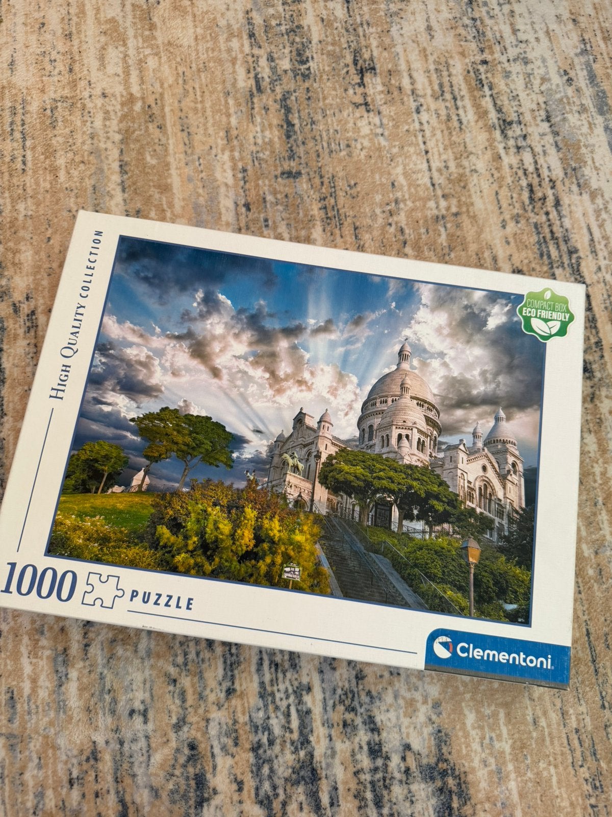 Clementoni Sacré-Cœur Paris 1000 Piece Jigsaw Puzzle, Ophalen of Verzenden, 500 t/m 1500 stukjes, Zo goed als nieuw, Legpuzzel