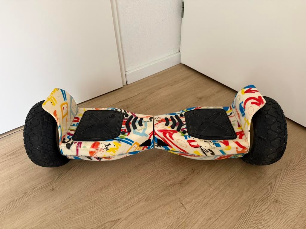 Hoverboard Graffiti met grote 8.5 inch offroad wielen, Ophalen, Gebruikt