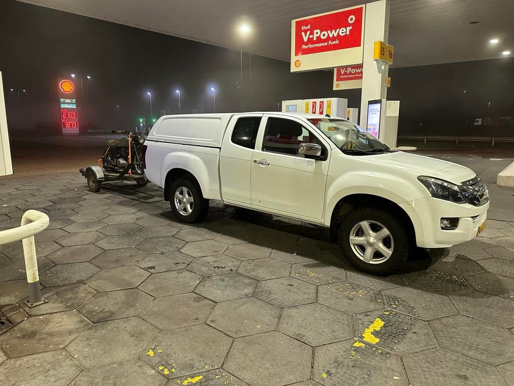 Hardtop voor Isuzu D-Max (2012-2020) - Wit, Ophalen, Gebruikt, Achterklep