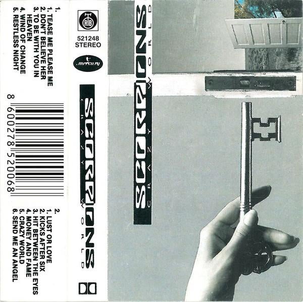 Scorpions ‎– Crazy World  Originele Cassette Nieuw., Ophalen of Verzenden, Nieuw in verpakking, Pop, 1 bandje
