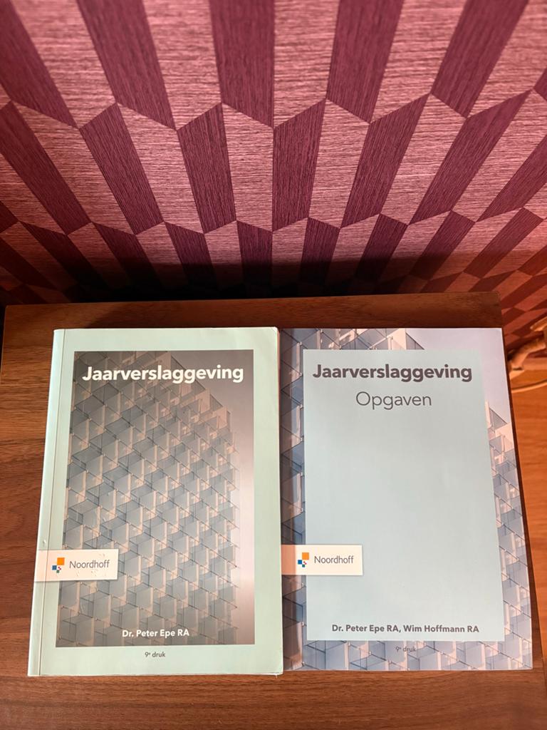 Jaarverslaggeving - Dr. Peter Epe RA (9e druk), Boeken, Ophalen of Verzenden, Gamma, Zo goed als nieuw, HBO