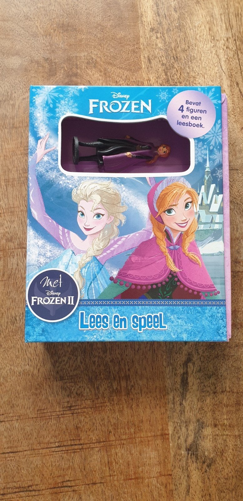 Leuk Disney Frozen lees en speelboek met figuur, Boeken, Ophalen of Verzenden, Gelezen, Jongen of Meisje