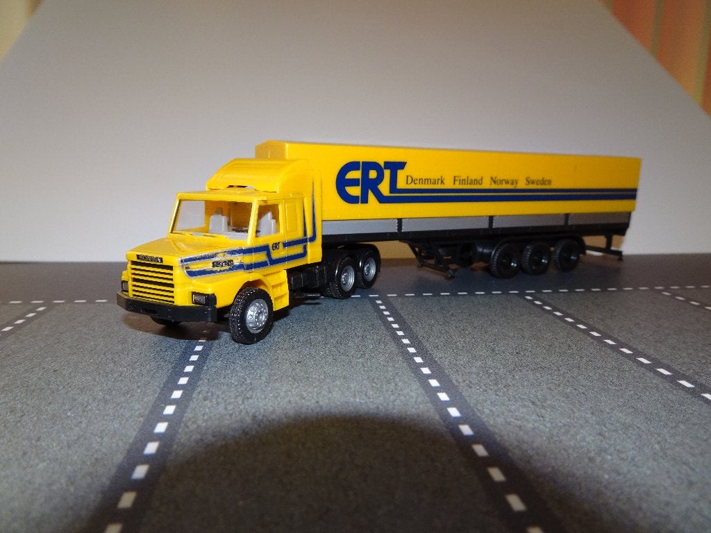 970 herpa scania torpedo ert zweden asg 1:87 truck trein, Ophalen of Verzenden, Zo goed als nieuw, Bus of Vrachtwagen, Herpa