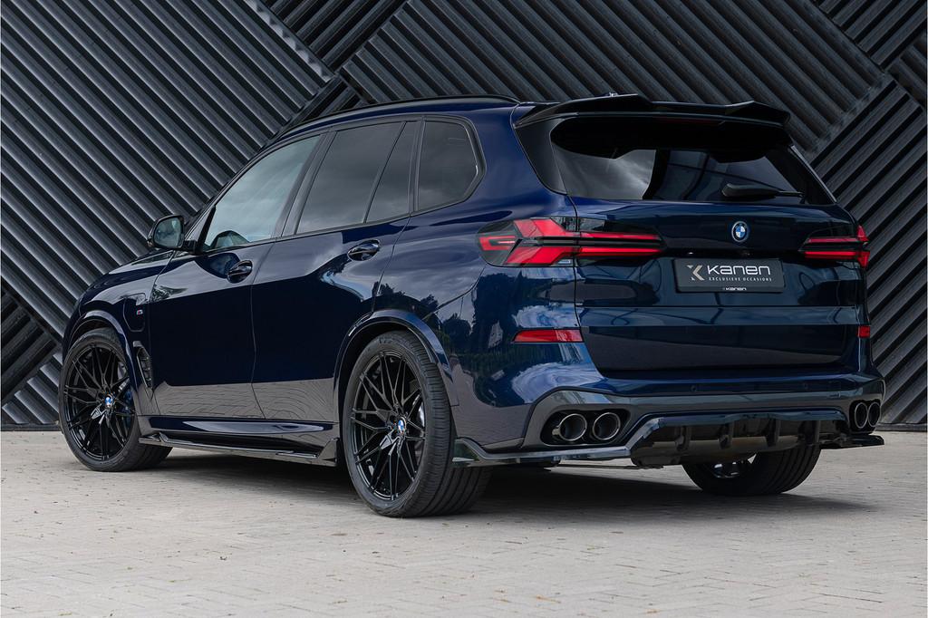 BMW X5 xDrive50e LCI M-sport Pro ACC Pano M Seats Massage St, Gebruikt, 2395 kg, Blauw, Adaptive Cruise Control
