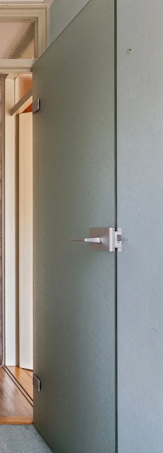 Glazen binnendeur 77,5 x 201 cm, Ophalen, Gebruikt, Minder dan 80 cm, Binnendeur