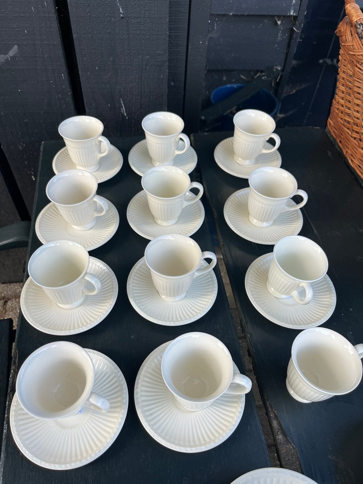 wedgwood Edme 12 koffiekopjes, Antiek en Kunst, Ophalen of Verzenden
