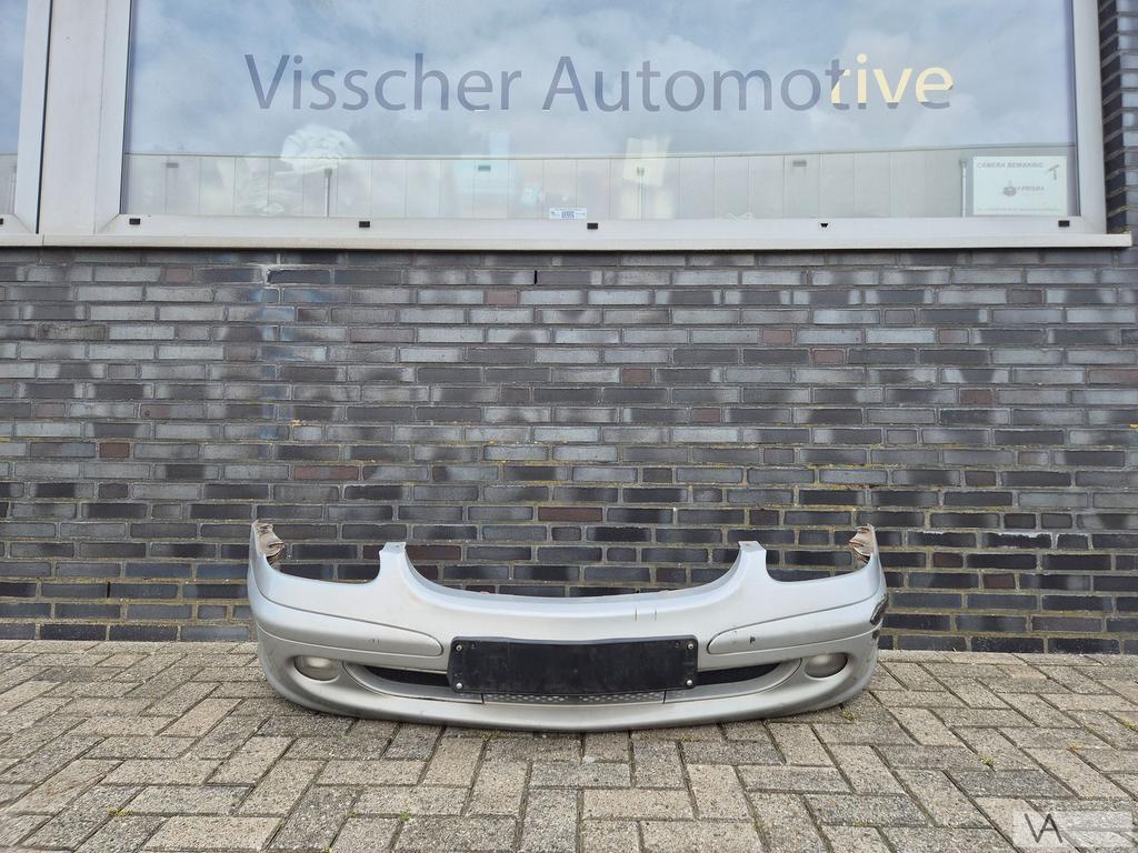 Voorbumper voor Mercedes SLK R170 facelift zilver met lampen, Gebruikt, -, Voor, Ophalen of Verzenden